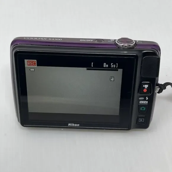 Nikon COOLPIX S4300 Plum Digital Camera Touch Screen‎ + Battery & Charger TESTED - Picture 14 of 15